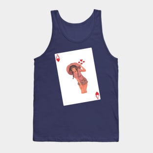 Ace of Hearts Lucky Anime Girl Tank Top